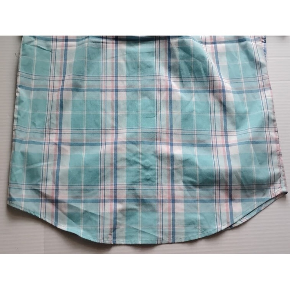Chaps Ralph Lauren Plaid Island Waters Button Down Size Small - Picture 4 of 8